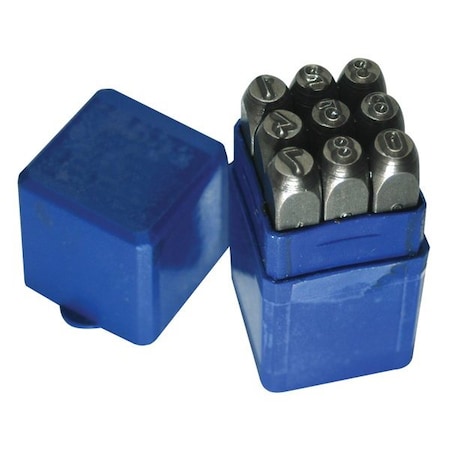 Atd Tools ATD 9-Piece 1/4-Inch Number Stamp Set 9603